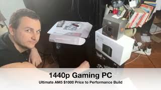 $1000 Gaming PC Build 1440p (RX 6800, AMD 7600, MSI B650M)