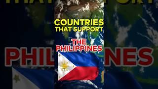 Countries that support Philippines!️ #philippines #trend #shorts #country #countries