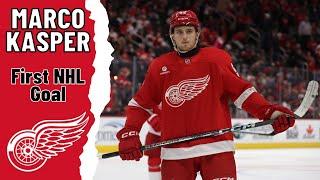 Marco Kasper #92 (Detroit Red Wings) first NHL goal Nov 15, 2024