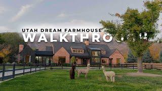 WALKTHROUGH OF A UTAH MODERN FARMHOUSE 4K | Robison Home Builders | Amazing Homes