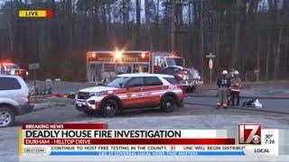 2 people, 2 dogs killed in Durham house fire