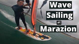 Crosshore wave sailing // Marazion, Cornwall