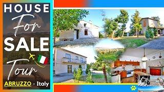 For Sale in Abruzzo, Italy: Habitable Houses with Garage, Land, Terrace and Panoramic Views | Tour