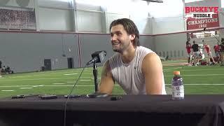 Ohio State linebacker Gabe Powers growing more comfortable in year two