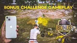 BGMI BONUS CHALLENGE GAMEPLAY With RANDOMS on iPhone 13 PUBG Test on iPhone 13 BGMI Test on iPhone13