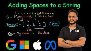 Adding Spaces to a String | Leetcode 2109