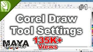 Coreldraw tool settings - 1