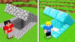 7 BUNKERS SECRETO para se PROTEGER no Minecraft!