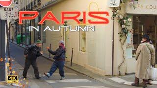 [4K] Paris in Autumn Walk: You Won’t Believe What Happens in Paris in Autumn!  Hidden Surprises 