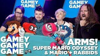 ARMS! Super Mario Odyssey! Mario + Rabbids! Gamey Gamey Game