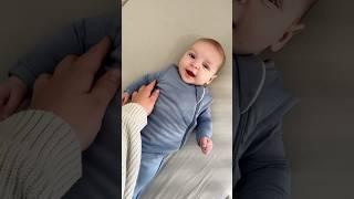 The sweetest baby milestone #babysleep #sleepessentials #newborn #growingbaby