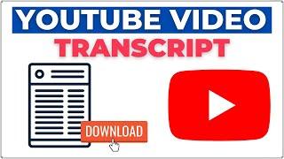 How to Get Transcript from YouTube Video 2024