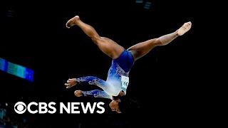 Simone Biles fails to medal in beam final, gets silver in floor routine at Olympics