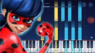 MIRACULOUS LADYBUG - Theme Song - EASY Piano Tutorial