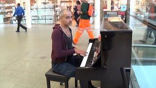 Tough Guy At The Piano Is Asked To Play Mary Poppins