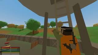 Unturned Bug / go behind the stairs