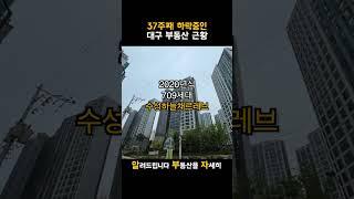 37주째 하락중인 대구 부동산 근황