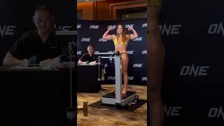 Noelle Grandjean makes weight for Denice Zamboanga fight at ONE 167 #onechampionship