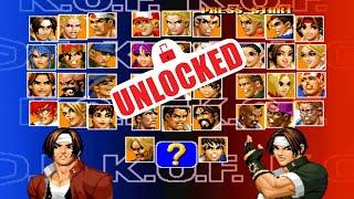 The king of fighters 98 unlock all characters | PlayStation kof 98