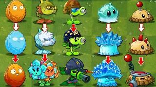 Pvz 2 Discovery - All New & Old Plants Evolution NOOB - PRO - HACKER version