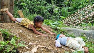 120 Days of harvesting everything alone to sell and raise children to survive alone | Triệu Kim Thảo