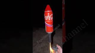 Coca-Cola rocket #shorts #rocket #tricks #fireworks