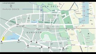 Paras Dews, Location Map, Sector 106, Gurgaon