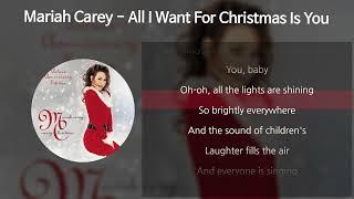 Mariah Carey (머라이어 캐리) - All I Want For Christmas Is You [가사/Lyrics]