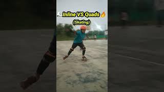 Inline VS Quads / inline vs quad skates ️ / skating /#shorts #viral #ytshorts #youtubeshorts