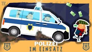 Mit der Polizei auf Verbrecherjagd  [ Kindervideos | Kinderfilme ] #telekids