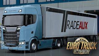 [ETS2] Cruising with the Scania BEV Truck in the Rain! [#051]