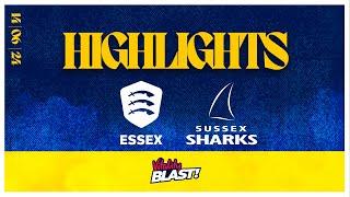 SUSSEX SHARKS BEAT ESSEX IN FANTASTIC RUN CHASE!! T20 Highlights