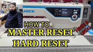 How to reset jack sewing machine | jack a5e reset hindi & Urdu by Gm electronics tech