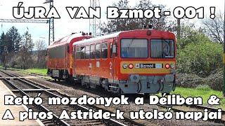 2025.04.04. Nem tervezett retró járműves nap & a piros Astride masinák utolsó napjai MÁV-kötelékben