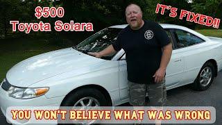 Fixing a $500 Toyota Solara That Starts and Quits - Crazy Problem!