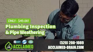 $49 Plumbing Inspection and Pipe Weathering Promotion