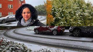 Seasons First Snowfall in Bristol UK | This Winter November 2024