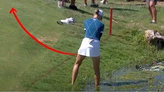 CRAZIEST GOLF SHOTS - LPGA + USGA | WSN