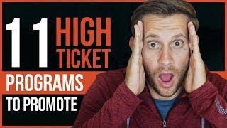 Best High Ticket Affiliate Programs to Promote in 2021