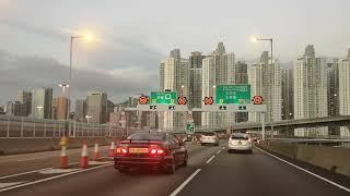 Scenic Taxi Journey from Hong Kong Airport to Kowloon | Explore Hong Kong with Me!