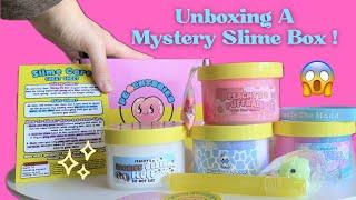 Mystery Slime Box Unboxing & Review ~ Viral Peachybbies Slime Shop