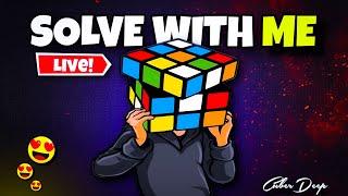 LIVE Cubing Grind to Sub-14 Avg | Timer Solves, Chat & Chill with CuberDeep