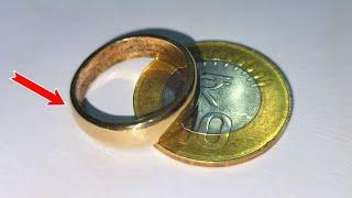 How to make a coin ring with ! Coin ring making ! Handmade coin jewellery