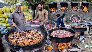 KABULI PULAO RECIPE | Afghanistan's Largest Wedding Food Preparation For 4000+ People | Village Food