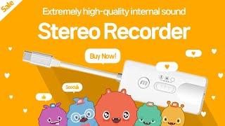 #Stereo Recorder . High quality internal sound