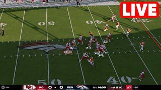 NFL LIVE Kansas City Chiefs vs Denver Broncos | Week 18 NFL Full Game - 5th January 2025 NFL 25