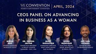 CEOs Panel on Advancing in Business as a Woman at WE Convention