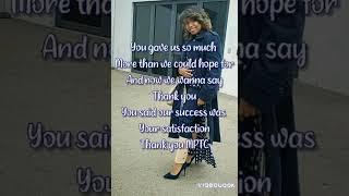 Thank You MPTC - Aurelie Y