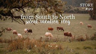 From South to North pt. 02  visiting my sister & apple harvest - slow living & silent vacation Vlog