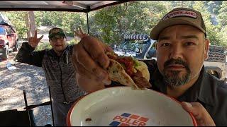 The perfect Overland Taco at Lytle Creek, California